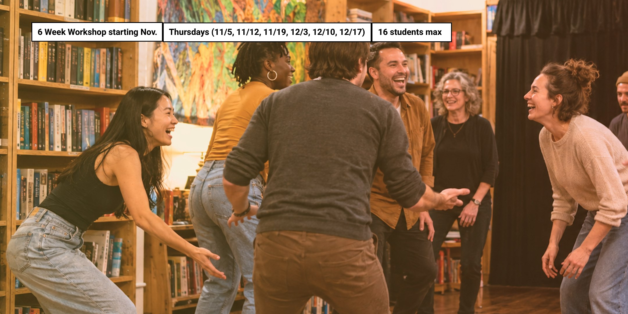 Six Week Intro to Improv Comedy Workshop for Adults (Thu. in Hoboken)