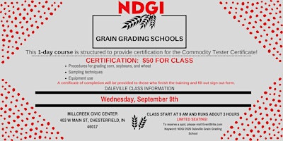 NDGI Grain Grading School
