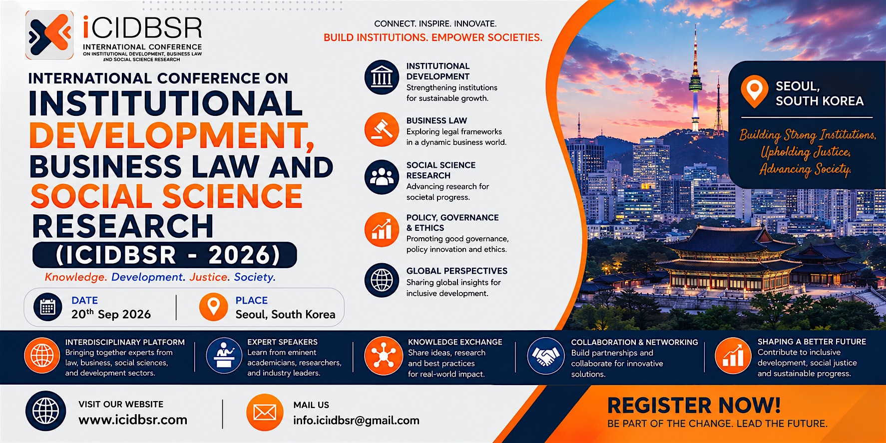International Conference on Institutional Development, Business law & Socol