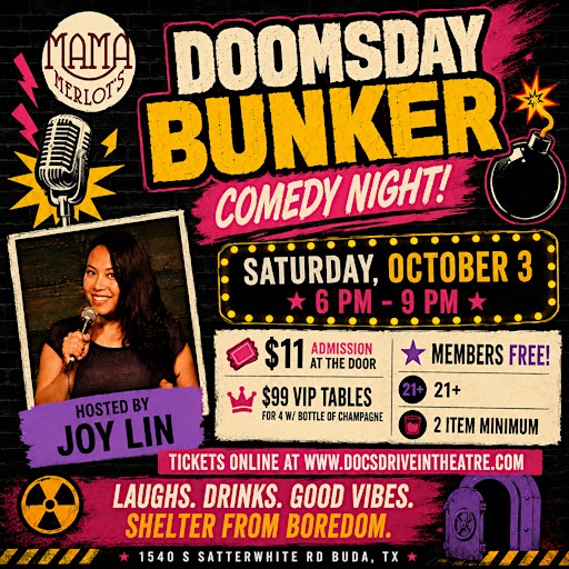 Doomsday Bunker Comedy at the Speakeasy