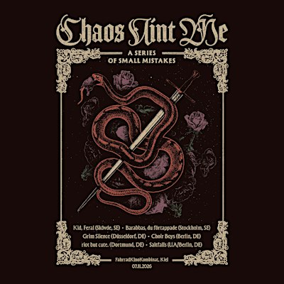 CHAOS AIN'T ME - A Series Of Small Mistakes