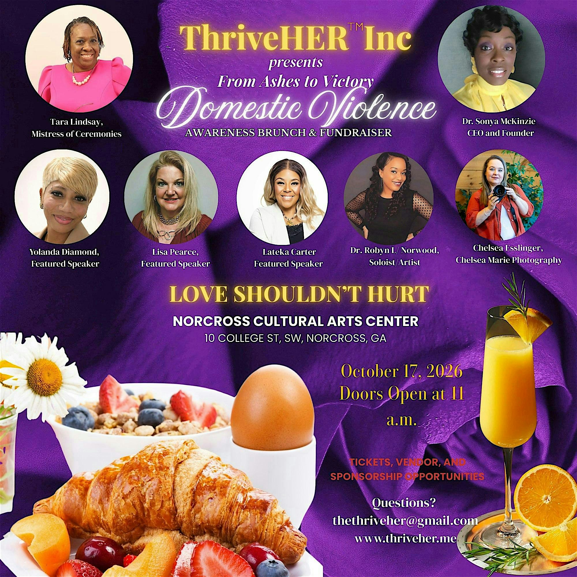 2026 ThriveHER Brunch & Fundraiser - Domestic Violence Awareness Event