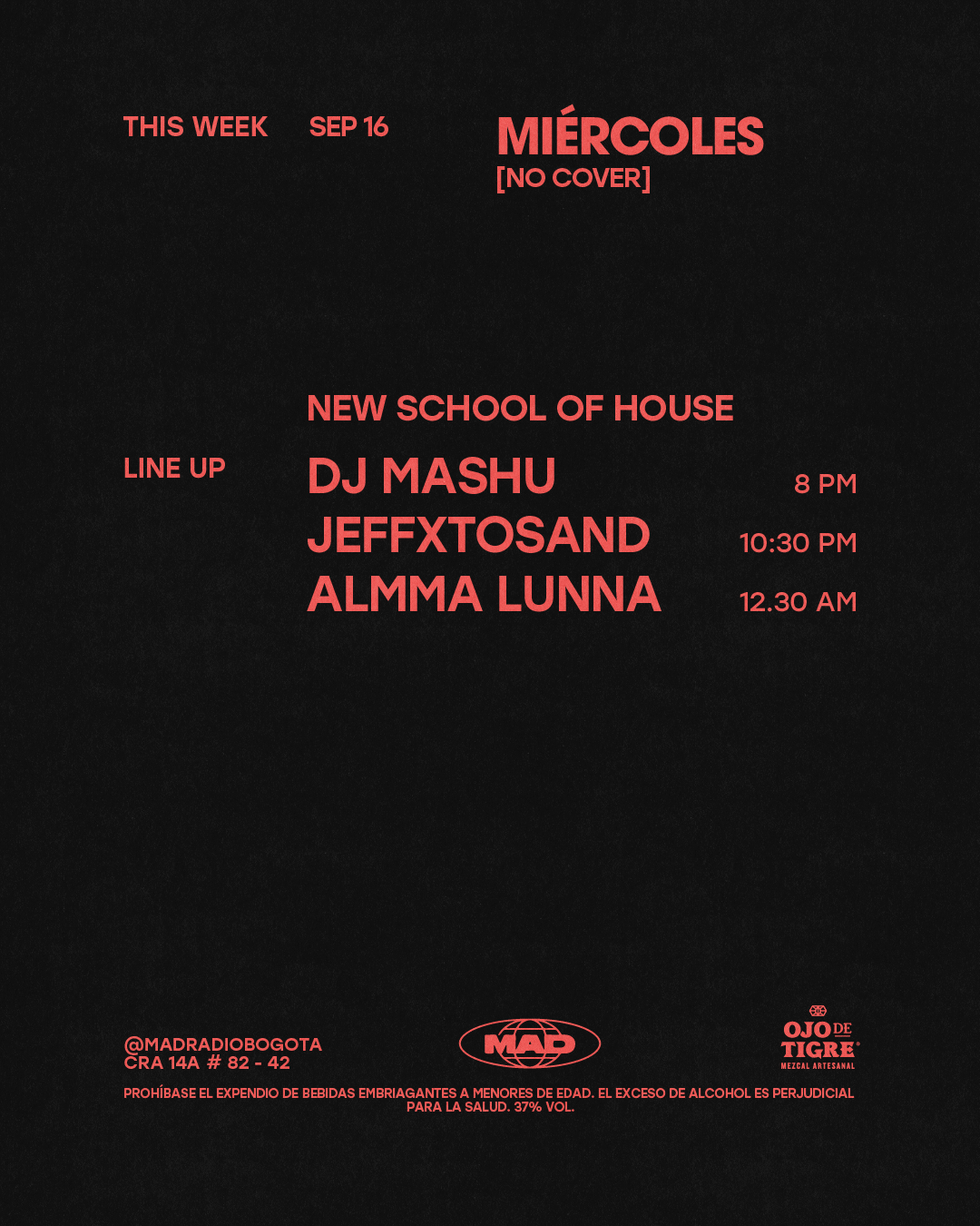 NEW SCHOOL OF HOUSE; DJ Mashu / JEFFXTOSAND / ALMMA LUNNA
