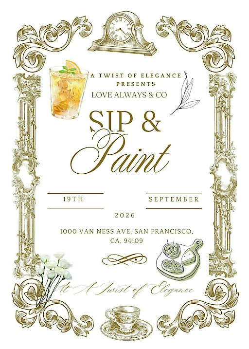 Sip & Paint at A Twist of Elegance