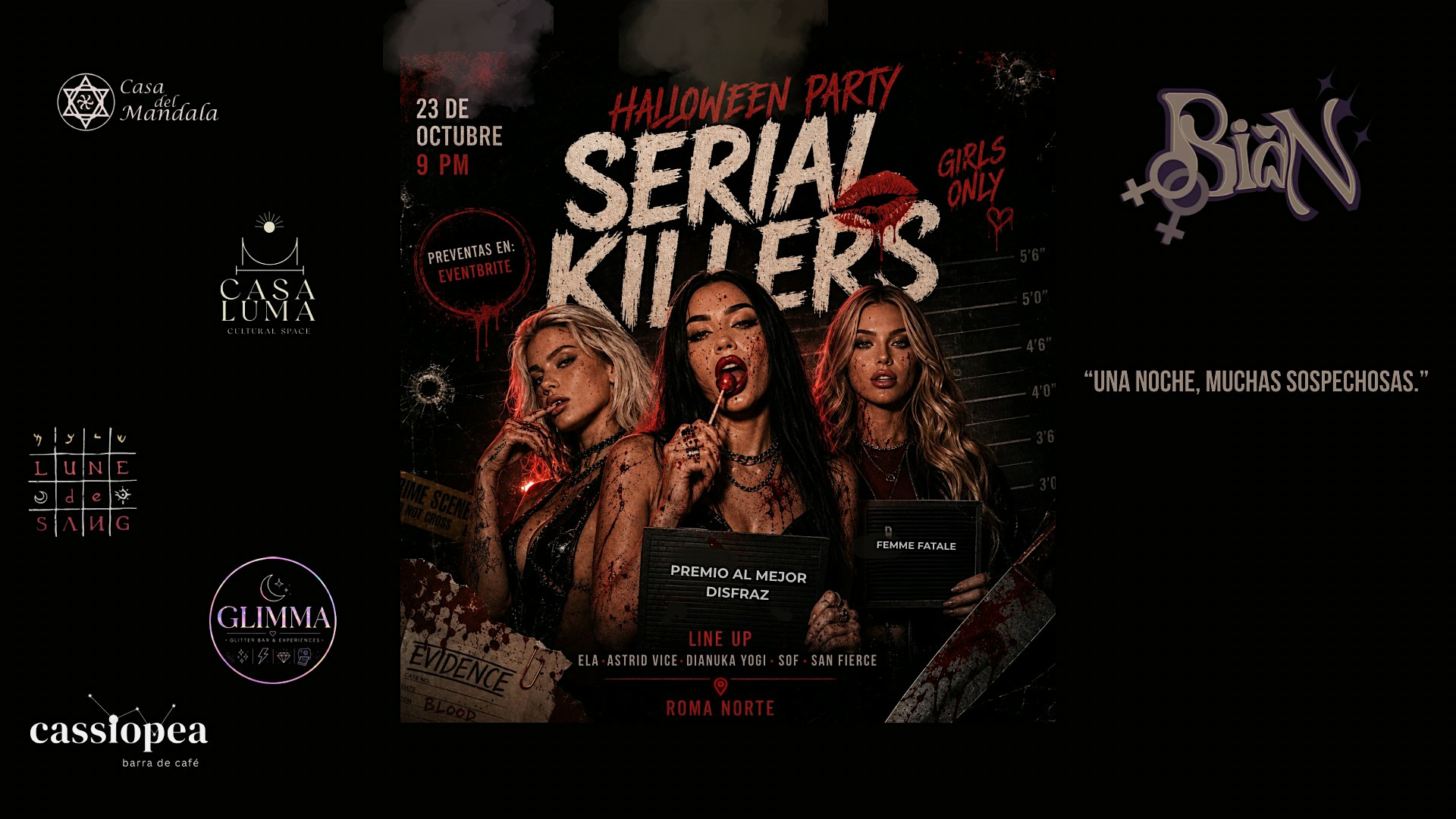 Serial Killers Halloween party by Bian