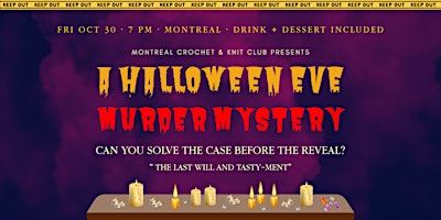 Halloween Eve Murder Mystery Night | Montreal