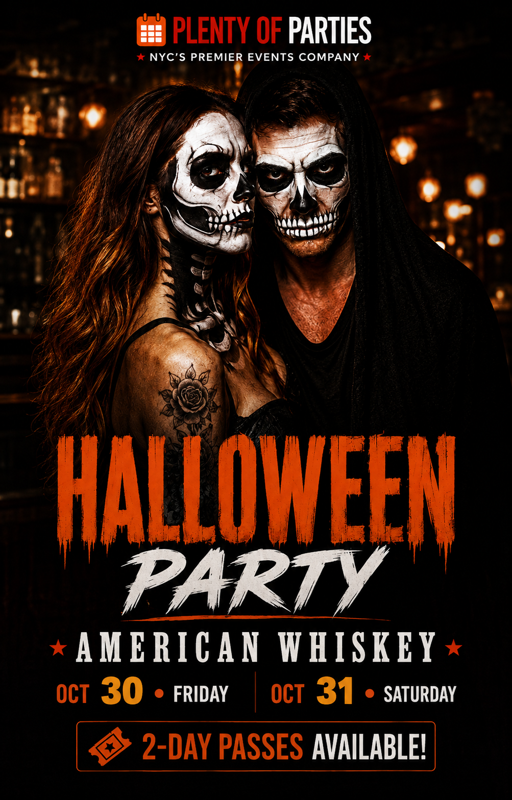 Saturday Night Halloween Singles Party at American Whiskey