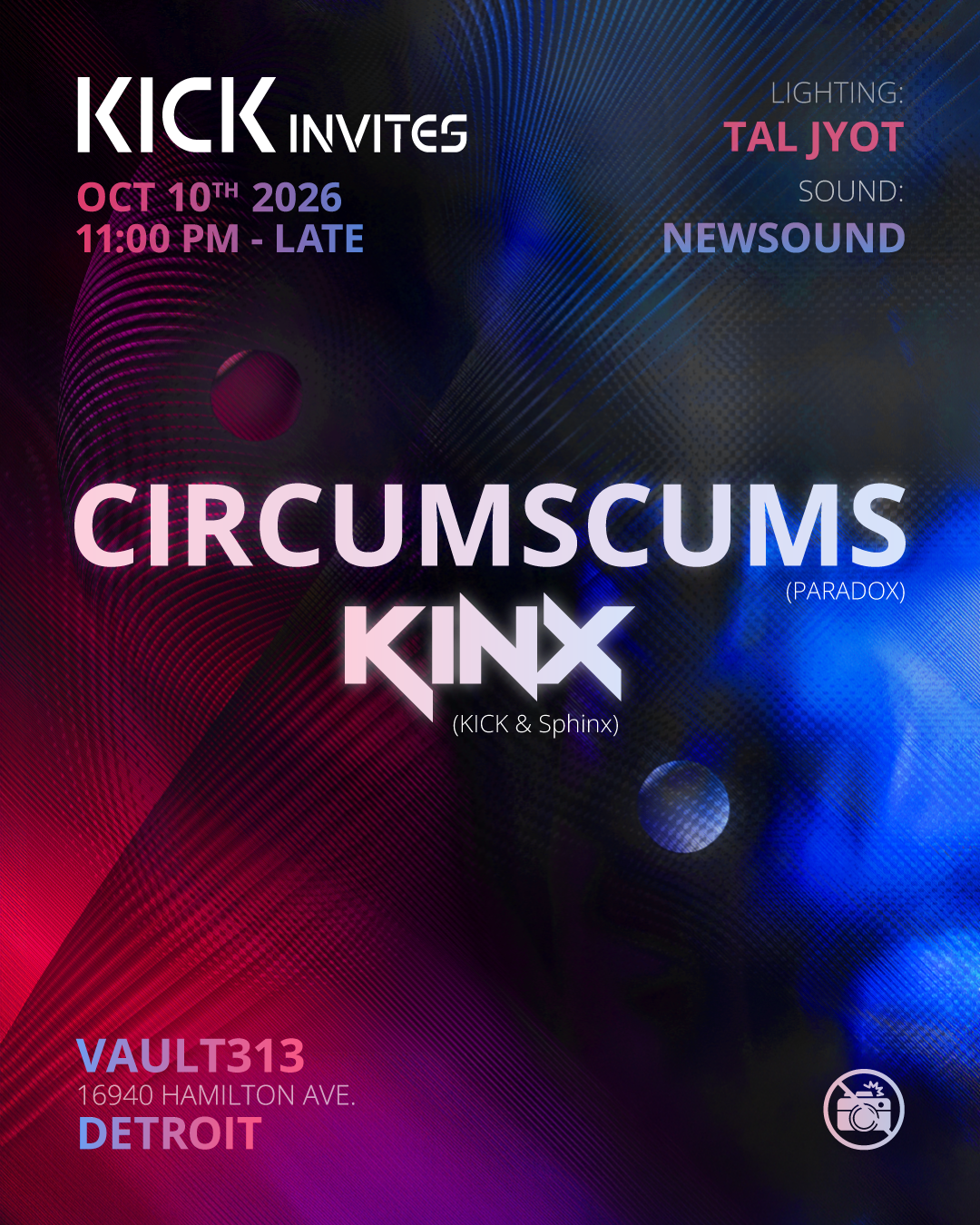 KICK Invites: Circumscums, KINX