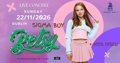 BETSY  IN  DUBLIN   live concert + kids disco