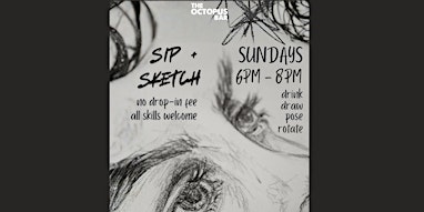 Sip + Sketch Sundays — Figure Drawing at The Octopus Bar