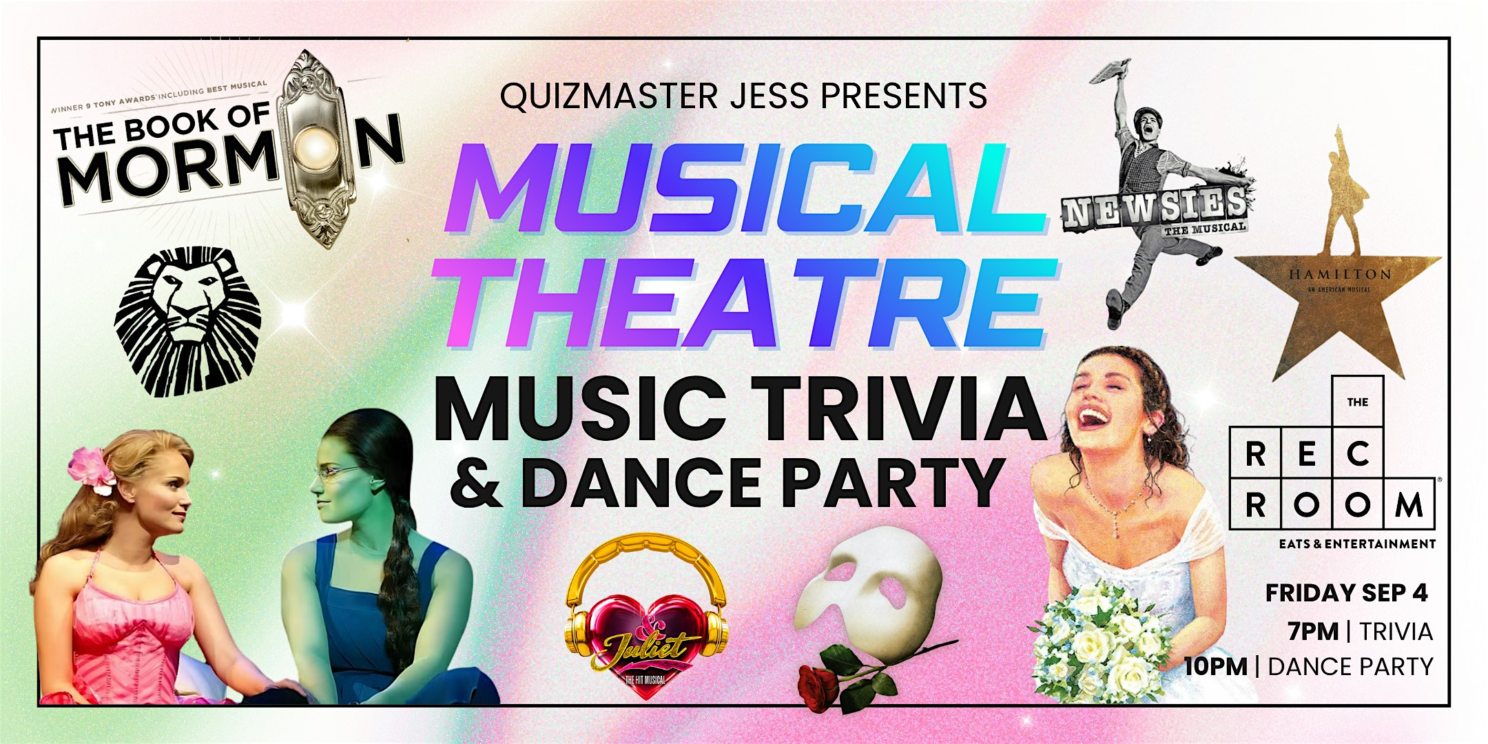Musical Theatre Music Trivia + Dance Party at The Rec Room