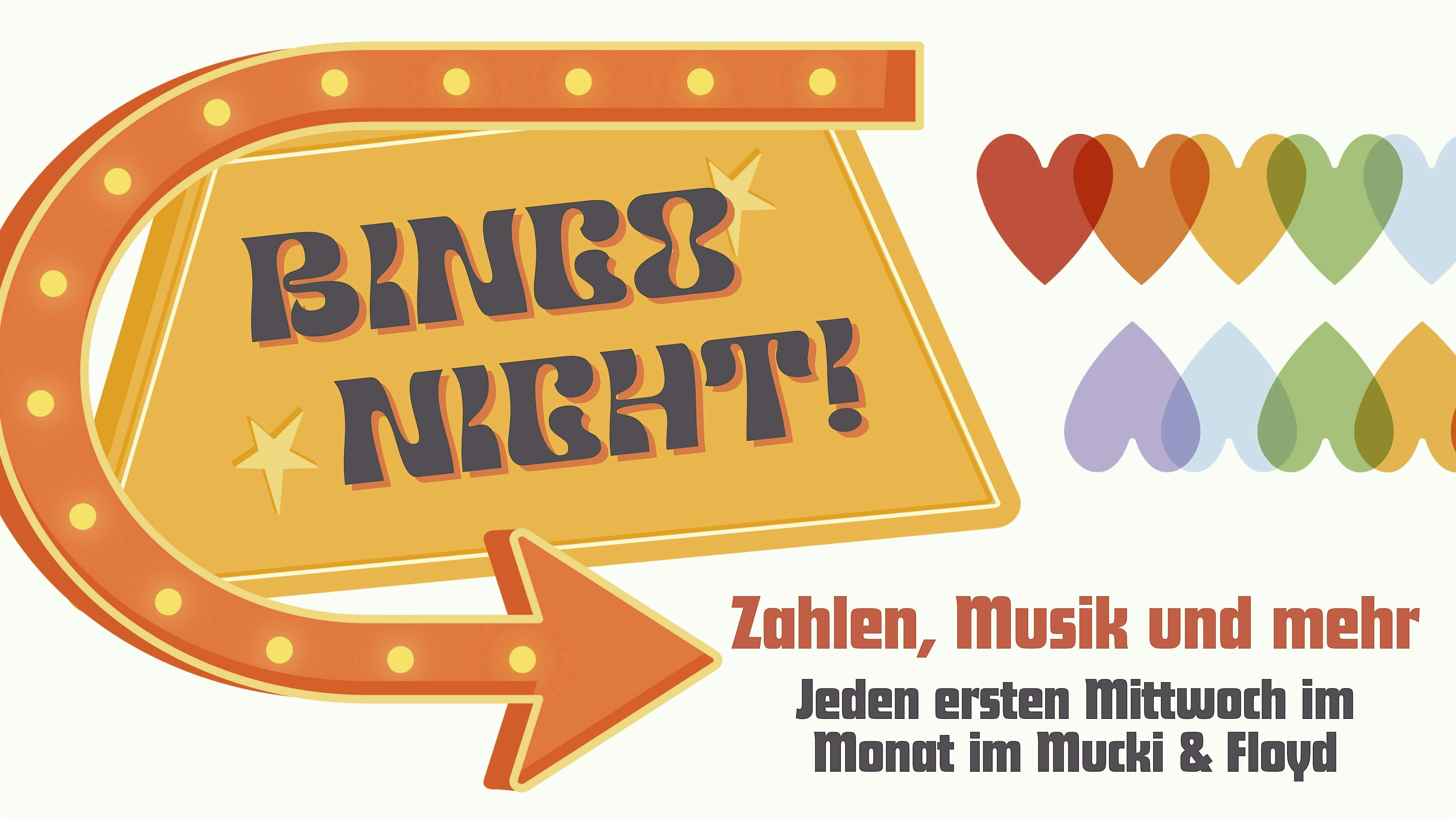 Freddies kunterbunter Bingo Abend im Mucki!