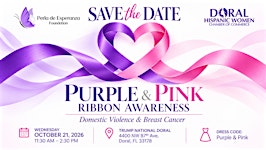 Purple & Pink Ribbon Awareness Charity Luncheon