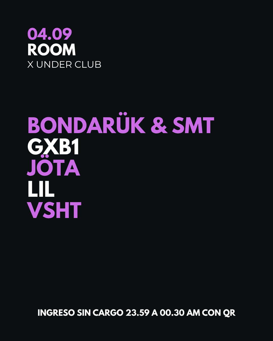 Under Club X ROOM