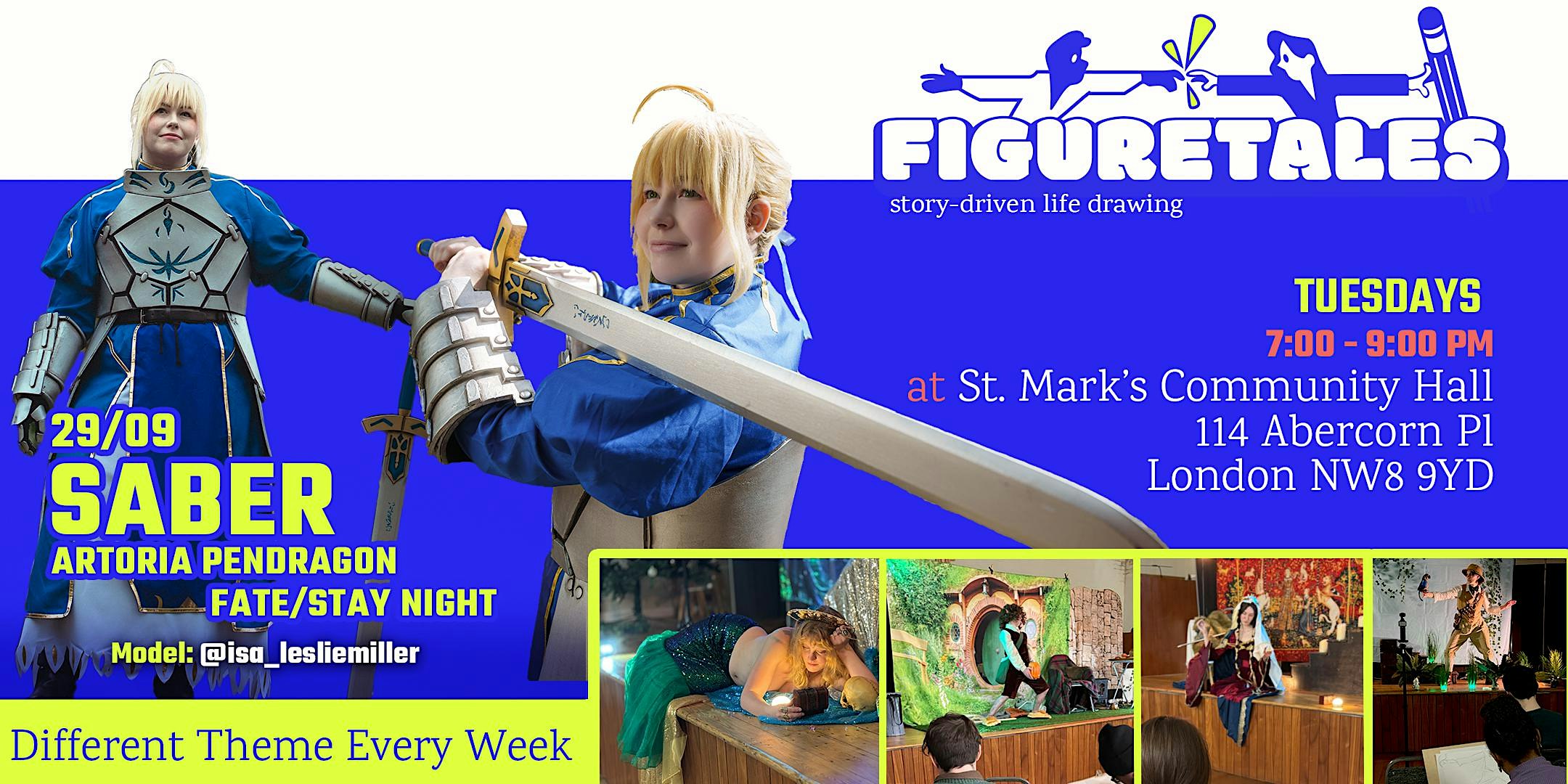 Figuretales: Themed Life Drawing in NW8. Draw stories!