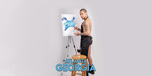 Booze N' Brush Next to Naked Sip n' Paint Atlanta, GA - Exotic Male Model