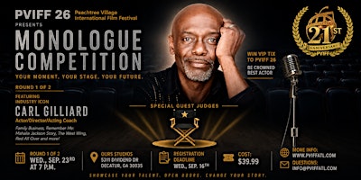 PVIFF 2026 Monologue Competition