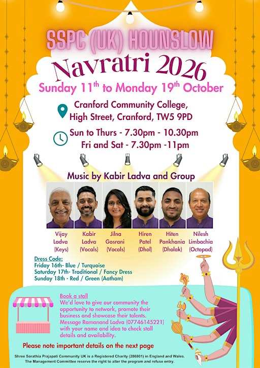SSPC (UK) Hounslow - Navratri 2026