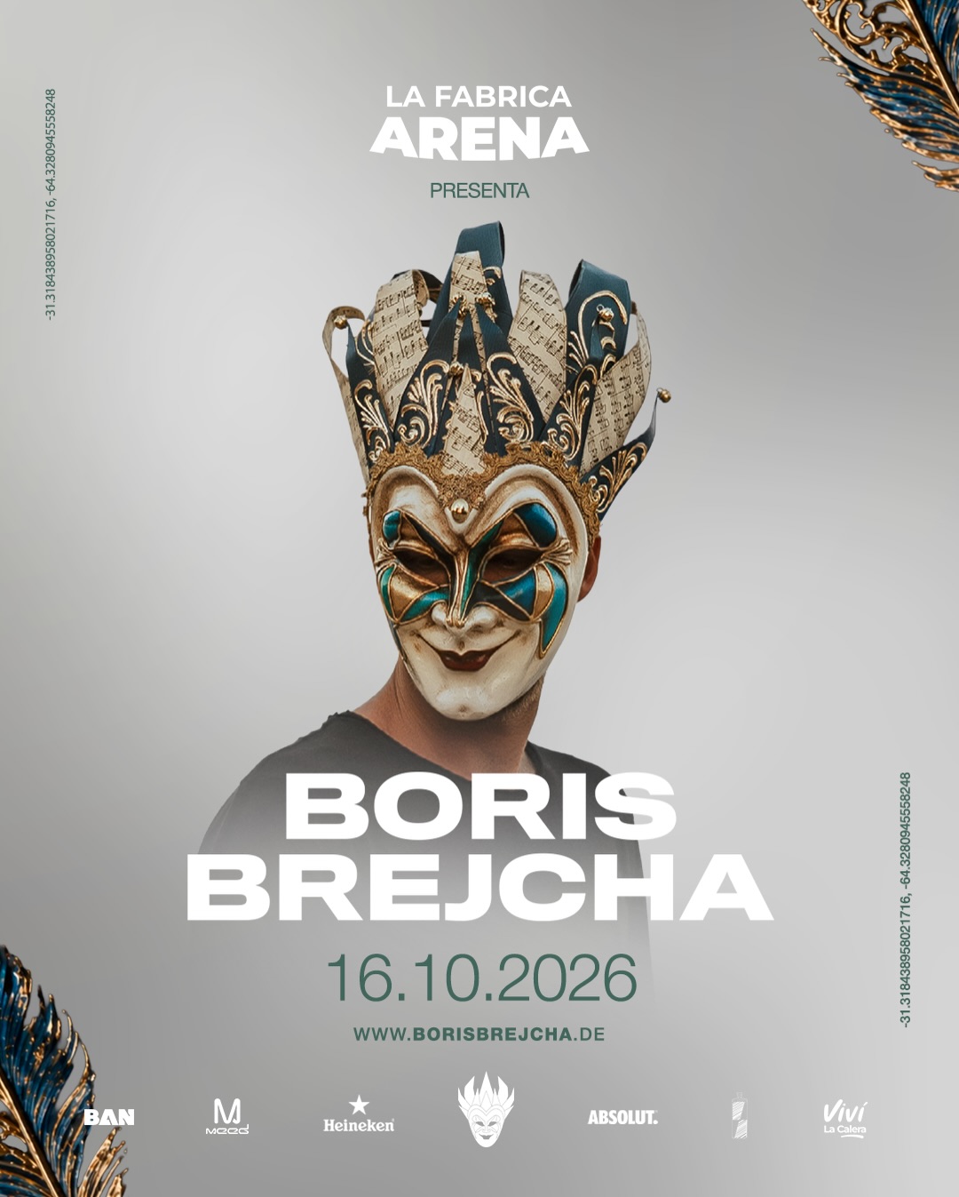 Boris Brejcha & MORE ARTISTS – by LA FABRICA, CORDOBA