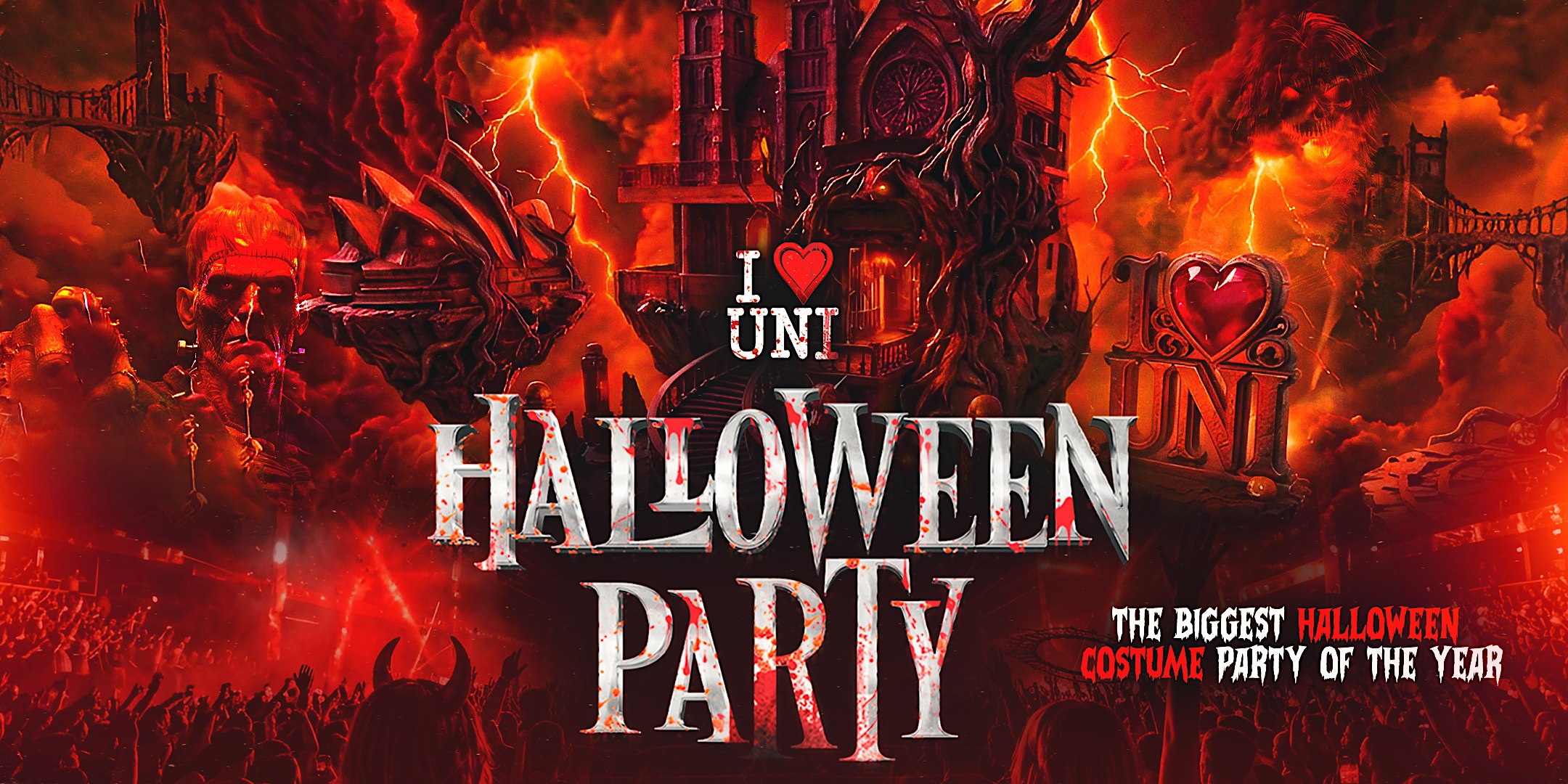 Sydney's Biggest Halloween Boat Party + Free After Party