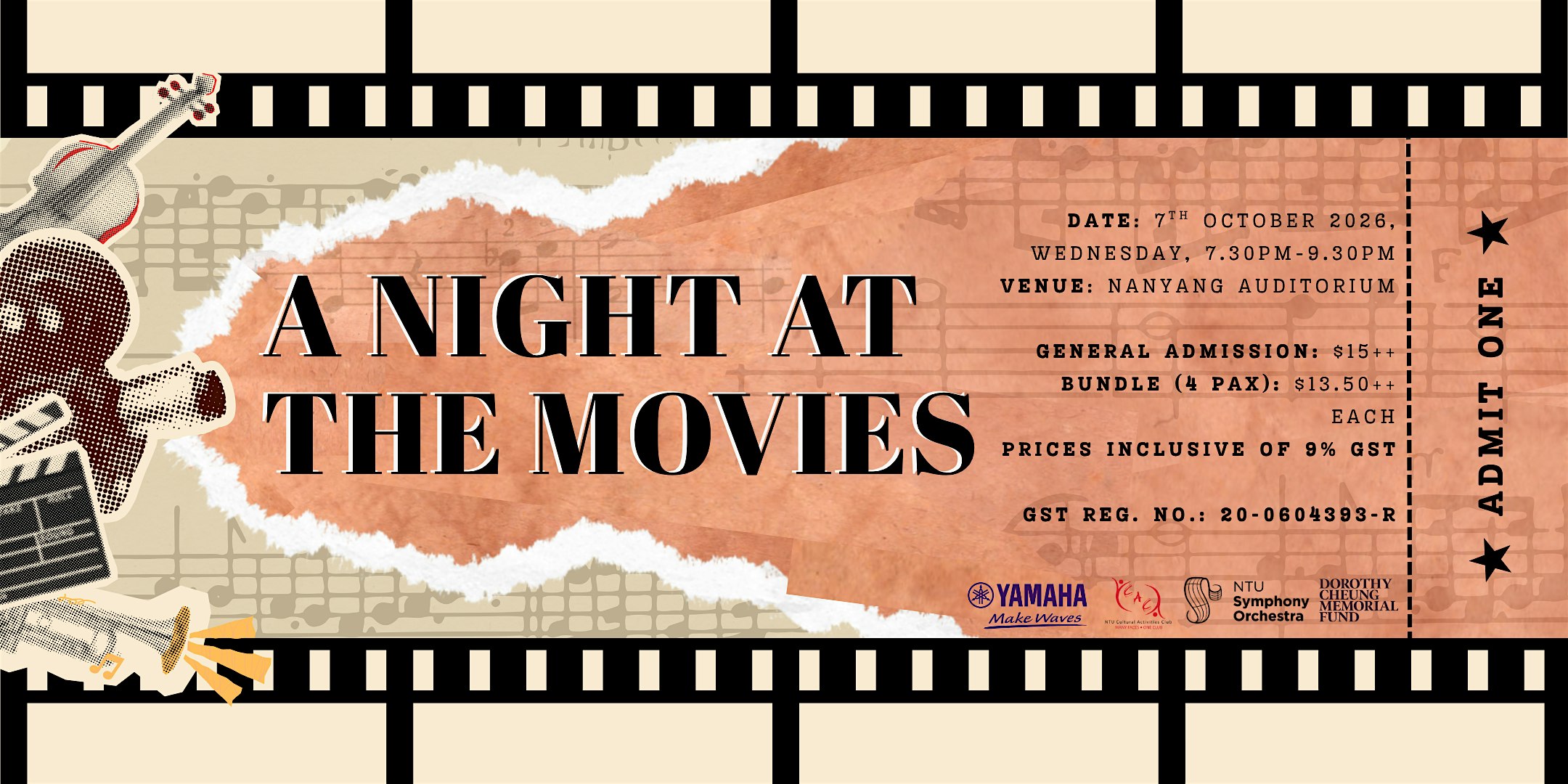 NTUSO Pops: A Night At The Movies