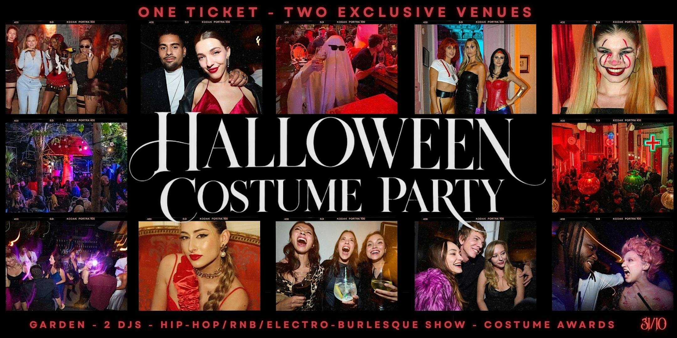 HALLOWEEN PARTY | TWO VENUES | HUGE GARDEN |  R&B/ HIP-HOP | BURLESQUE