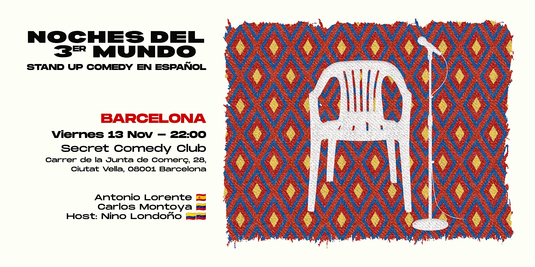Noches del 3er Mundo - Stand-up Comedy en Barcelona