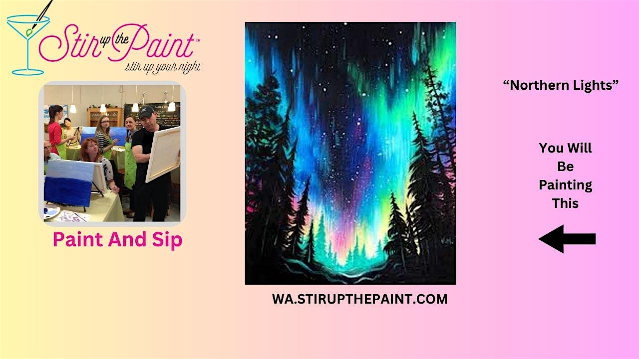 Seattle Paint and Sip, Paint Party, Paint Night  With Stir Up The Paint