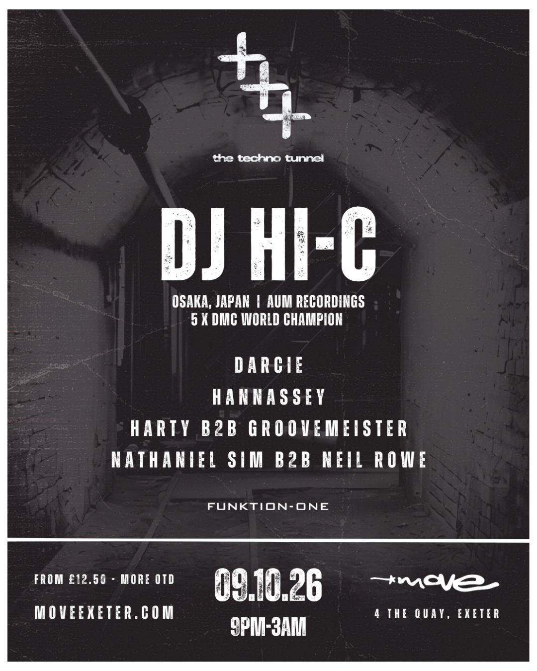 The Techno Tunnel - DJ HI-C (Japan) + more