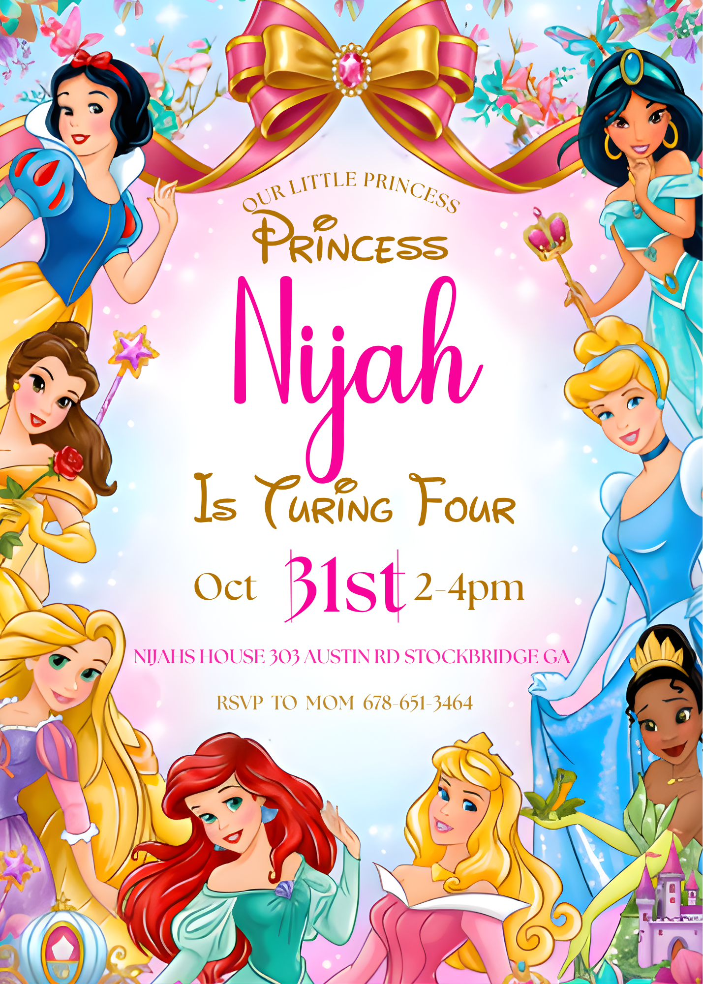 Nijahs 4th Birthday Party