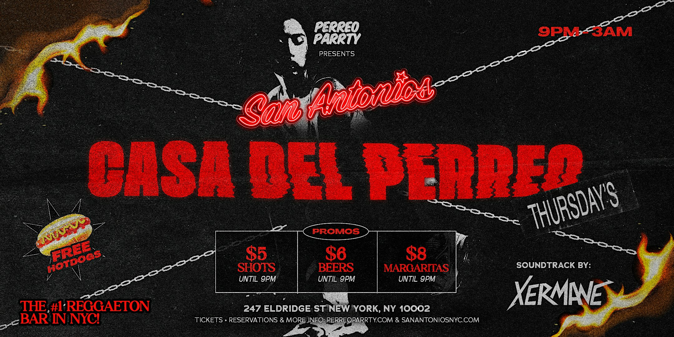 The #1 Reggaeton Bar New York City - Thursdays San Antonios Casa del Perreo