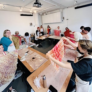 Botanical dyed Silk Scarf Workshop