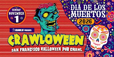Halloween Pub Crawl: Dia De Los Muertos