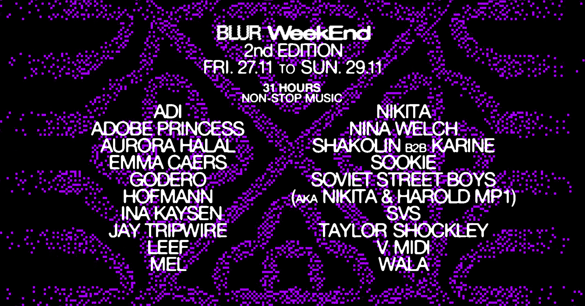 BLUR WeekEnd 2nd Edition