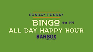 Sunday Bingo at BARBOX at Aspen Grove