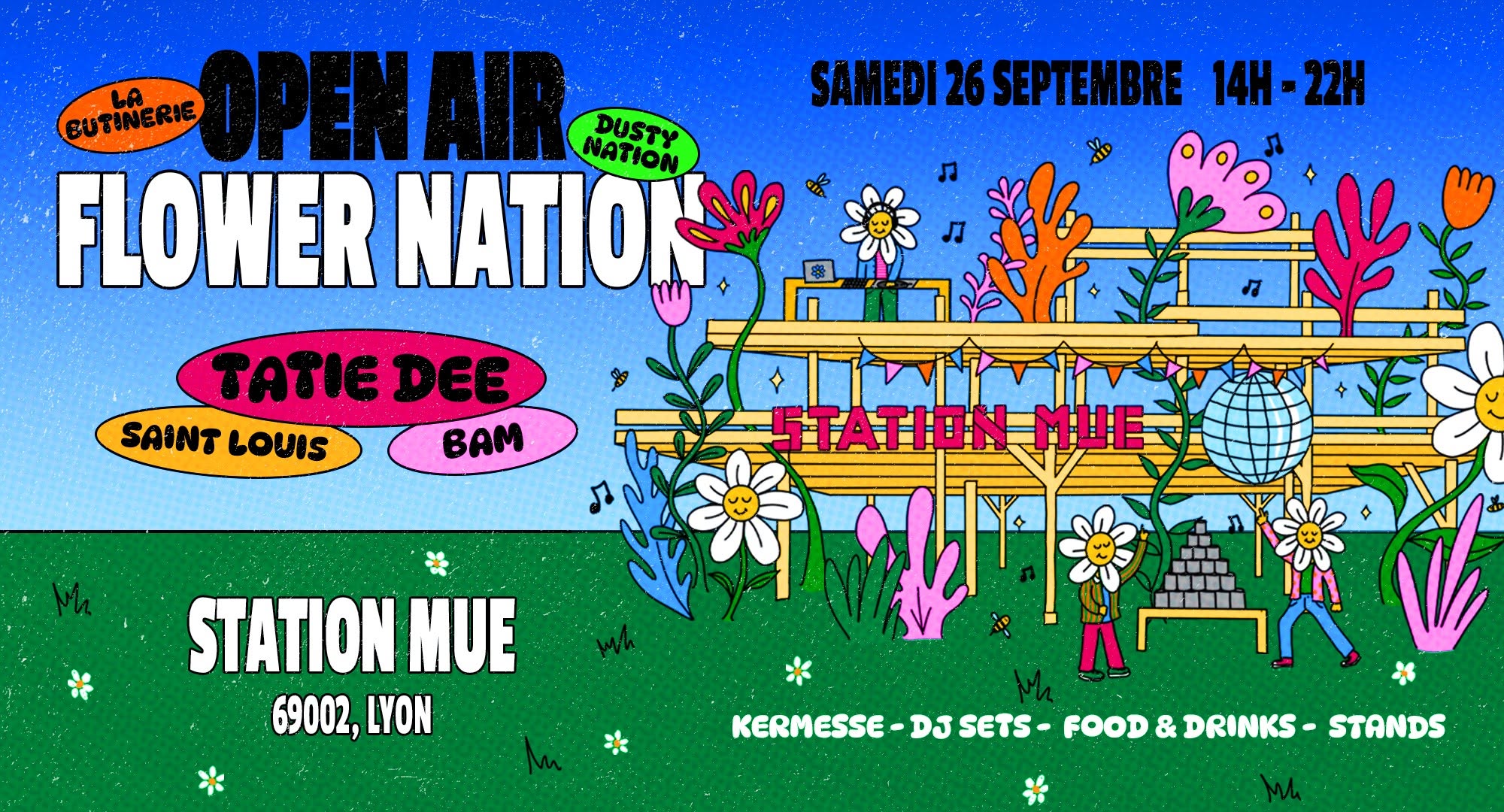 OPEN AIR: FLOWER NATION by Dusty Nation & La Butinerie