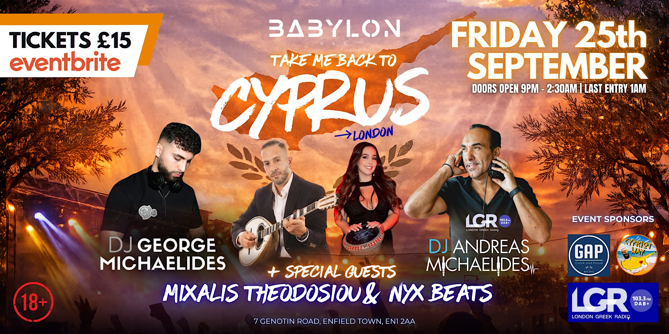 “TAKE ME BACK TO CYPRUS” AT BABYLON BAR