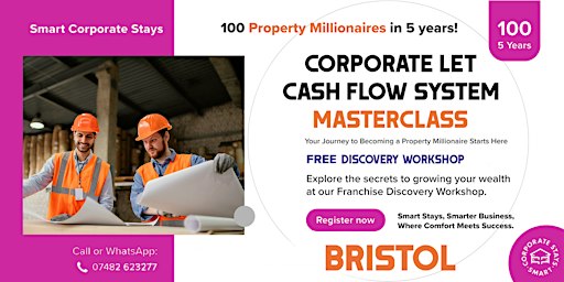 7-Figure  Corporate Let Cashflow System -1 Day  Masterclass - Bristol