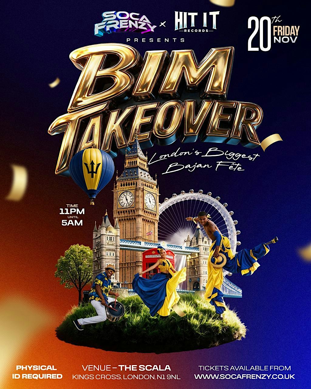 BIM Takeover - London’s Biggest Bajan Fete