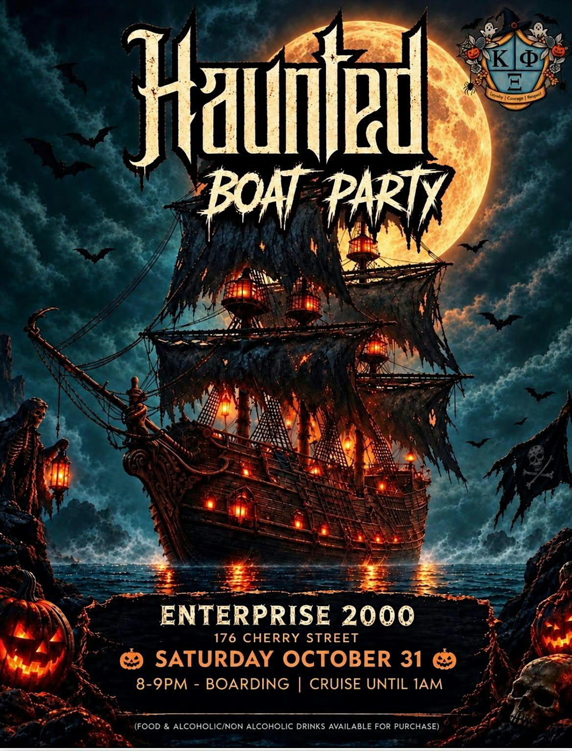 THE HAUNTED HALLOWEEN BOAT PARTY | SATURDAY OCTOBER 31
