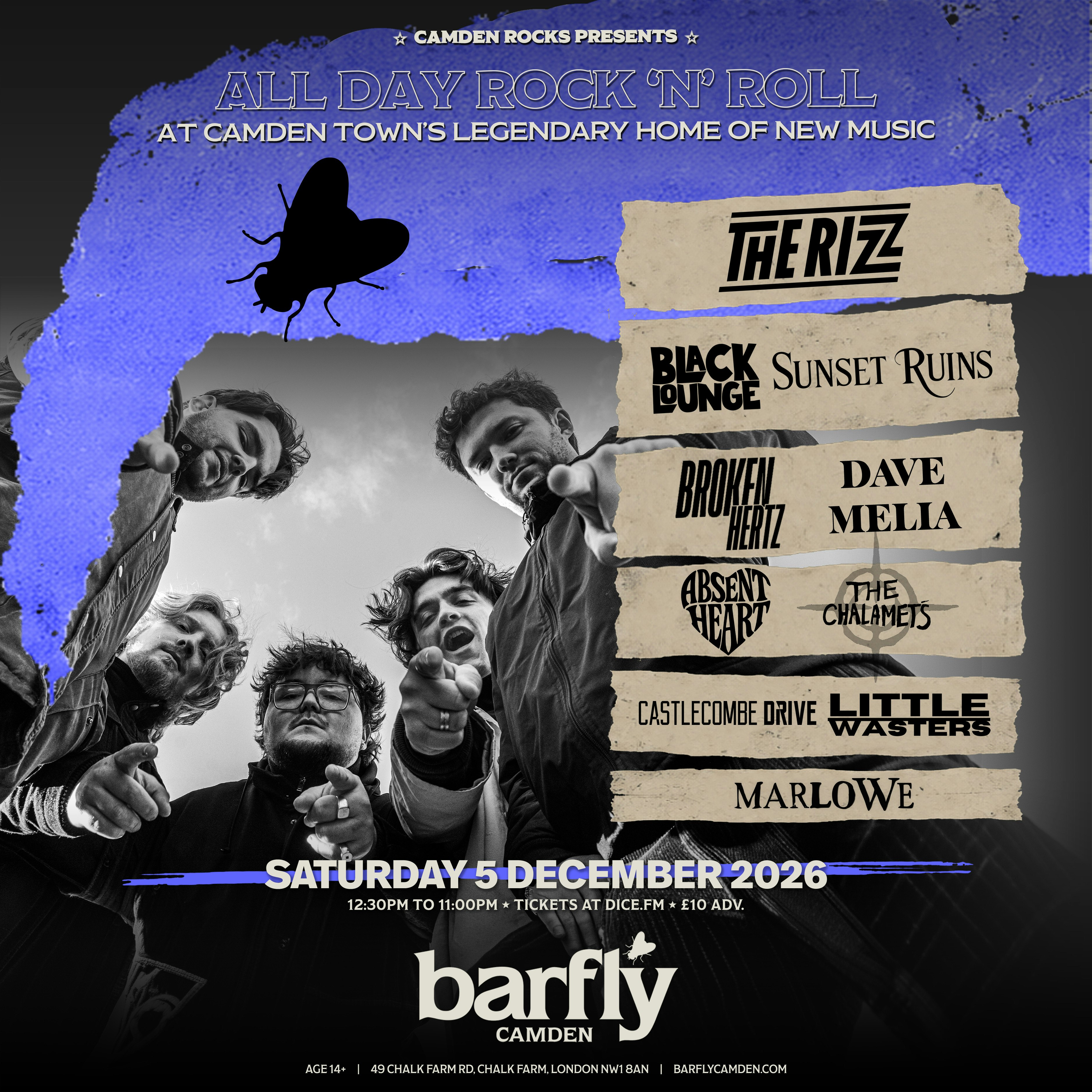 Camden Rocks All Dayer w/ The Rizz & more