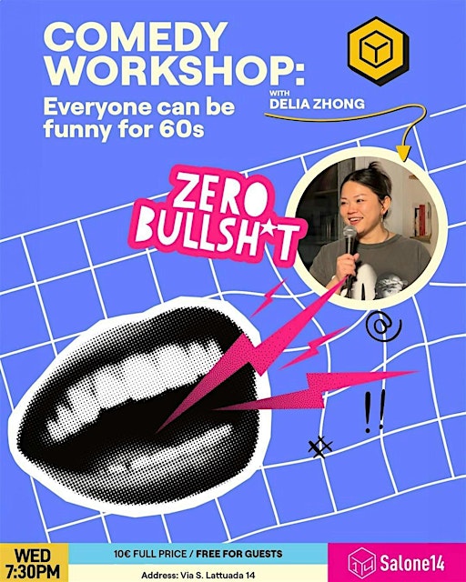 Yellowdicomedy--Standup Comedy Workshop, Jokes Writing and Performing