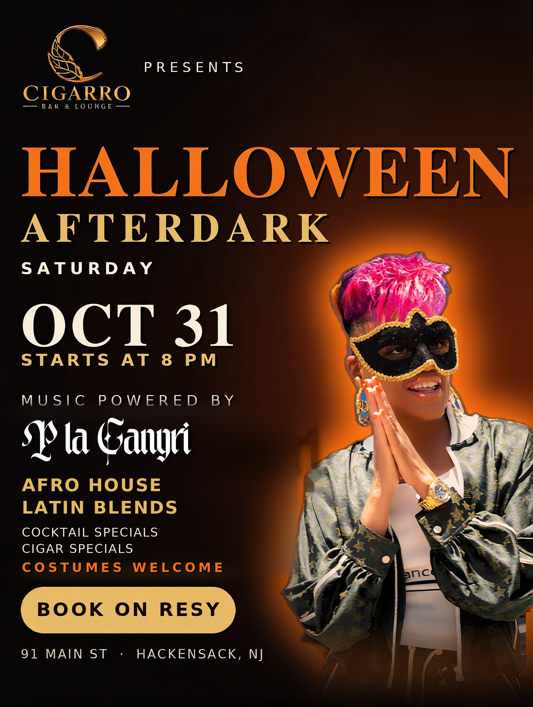 HALLOWEEN AFTERDARK at Cigarro 🎃 Global Vibes
