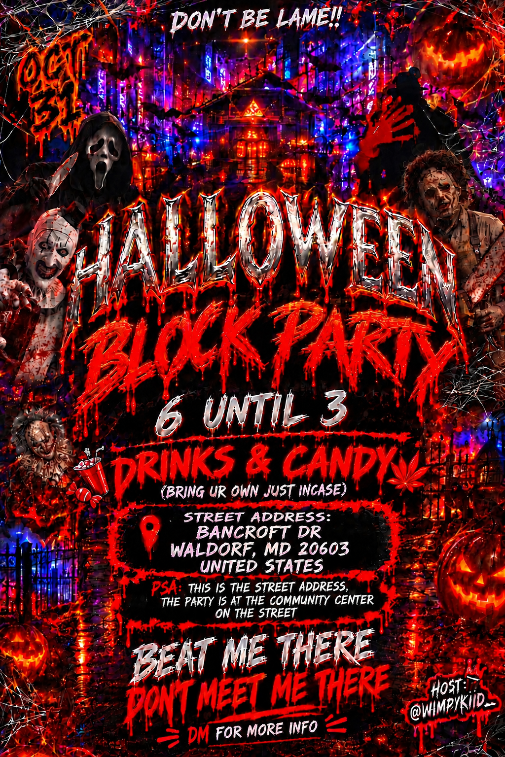 Halloween block Party