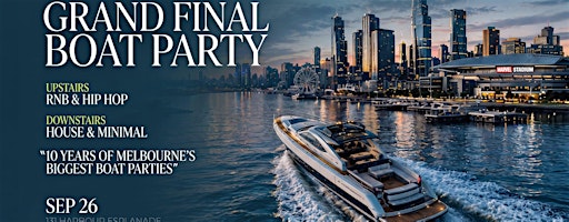Grand Final Boat Party by Rewind Ent.