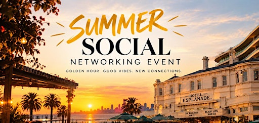 Summer social networking event at the Esplanade