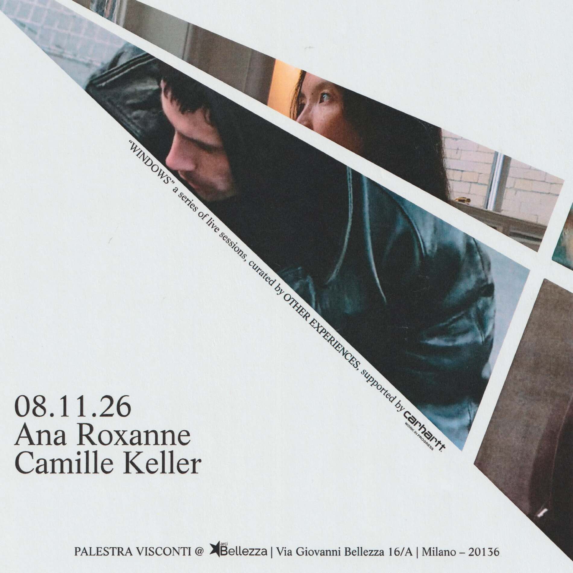 'WINDOWS' with Ana Roxanne & Camille Keller live