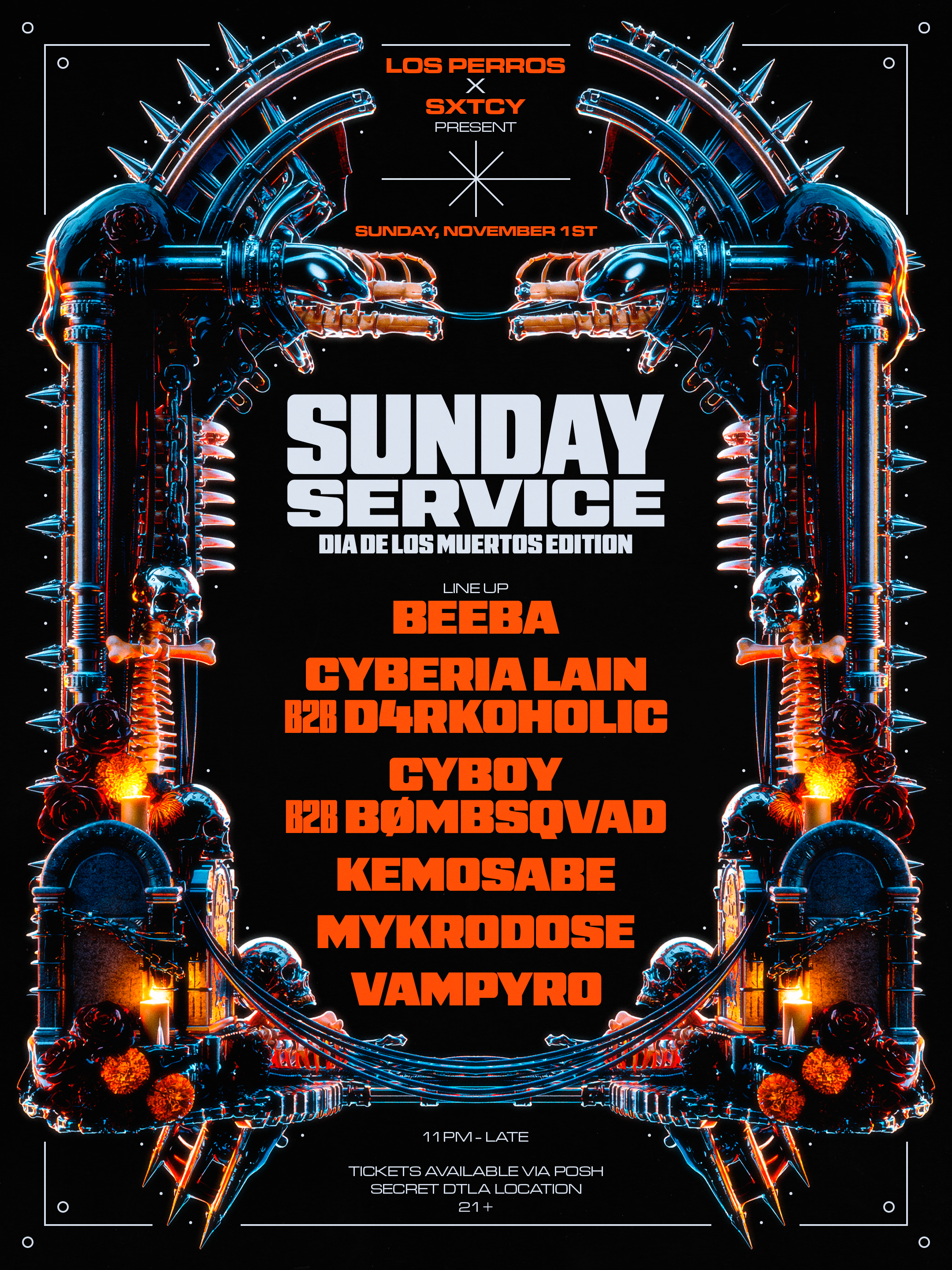 SXTCY x LOS PERROS Sunday Service: Día de los Muertos Edition