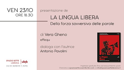 Presentazione de "La lingua libera"