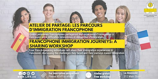 Atelier de partage sur les parcours d'immigration francophone